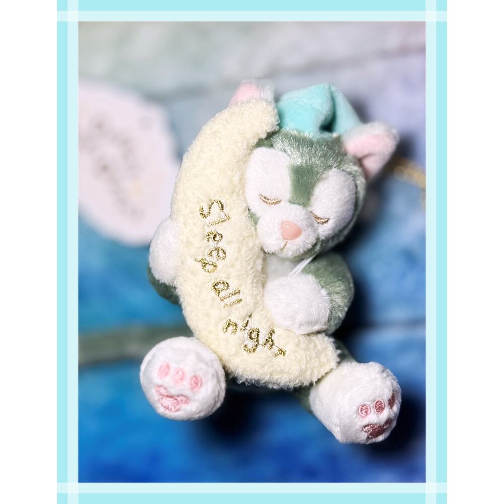 Tokyo Disney Sea Gelatoni Duffy's Sweet Dreams Plush Keychain Bag Charm Badge